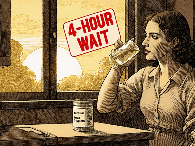 Iron Supplements with Levothyroxine: The 4-Hour Rule to Avoid Reduced Thyroid Medication Absorption